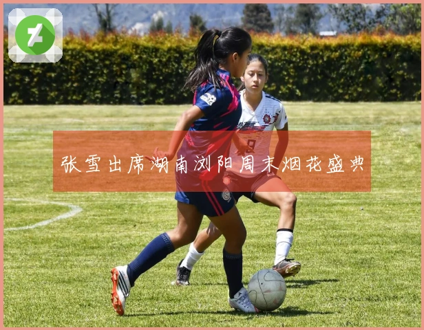 张雪出席湖南浏阳周末烟花盛典